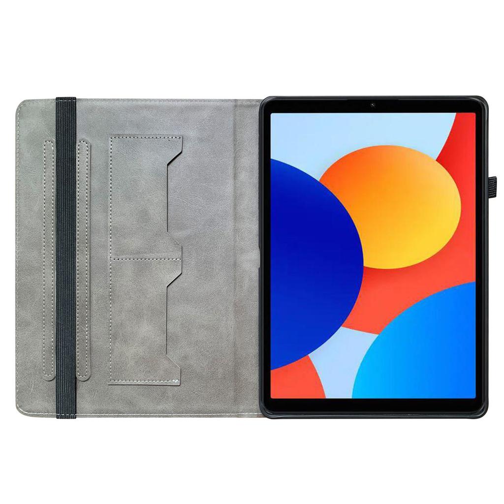 Capa de Tablet de Couro PU para Xiaomi Redmi Pad SE 8.7 - 11 Estilos! Durável, com 2 compartimentos para suporte, porta-lápis e compartimentos para cartões, capa traseira de TPU flexível