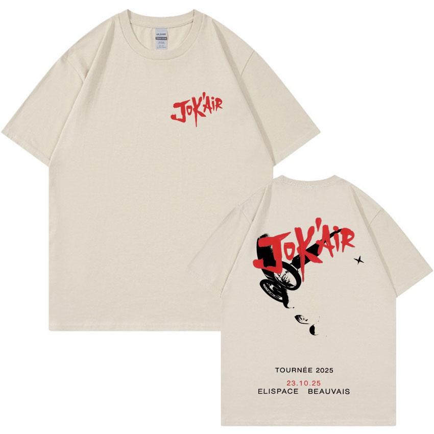 Rapper Jokair Melvin De Paris Graphic Harajuku Tshirt Mens Women Aesthetic Hip Hop Music Short Sleeve Tshirts Casual T Shirts
