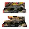 Mattel Jurassic World Shiny Roaring and Roaring Spinosaurus Set of Dinosaur Ages 4 and (JURASSIC WORLD) T-Rex 2, Kids' Figures, Toys, Up,