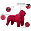 Nice Pet Dog Coat Outdoor Jacket Pet Waterproof Winter Warm Clothes Big Jumpsuit Reflective Raincoat For Medium Large Dogs