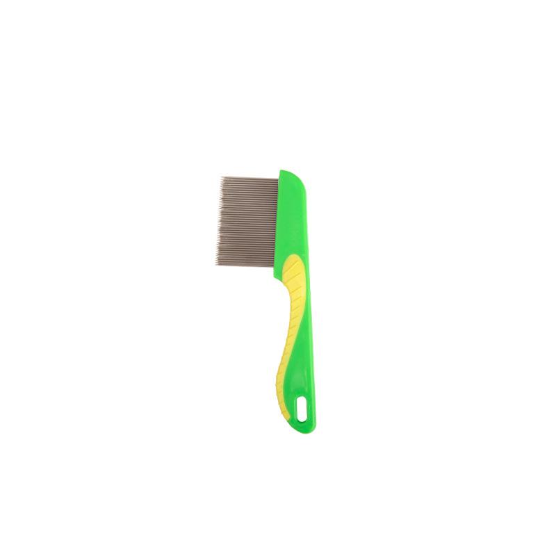 Pet Seahorse Comb, Dog and Cat Flea Stainless Steel Anti-static Flea Comb, Pet Split Comb