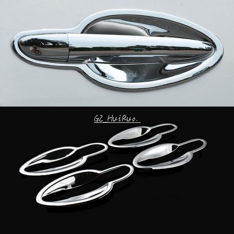 

4X Chrome Car Exterior Door Handle Side Bowls Cover Trim For Mazda Cx-5 CX5 2015 Free Drop Shipping