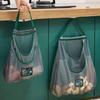 Reusable Storage Bags Kitchen Hanging Mesh Bag Home Fruit And Vegetable Storage Net Bag For Ginger Garlic Potatoes Onions