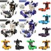 Educational 2in1 Deformation Car Toy No Battery Needed