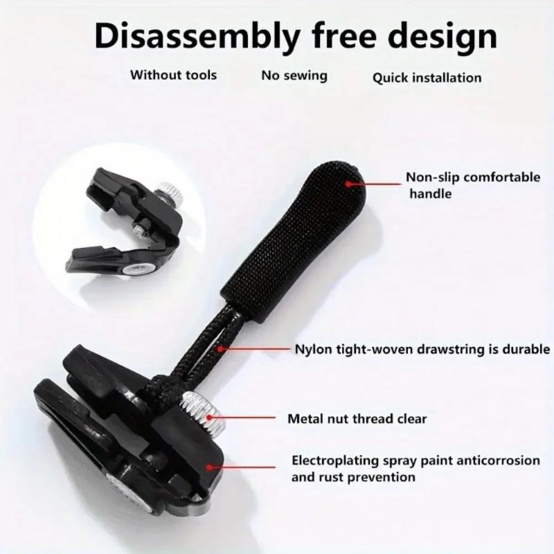 2/4/6 buc universal fermoar cap Fixer rapid instantaneu detașabil fermoar reparare kit înlocuire fermoar Slider Trage pentru jachetă geantă haină