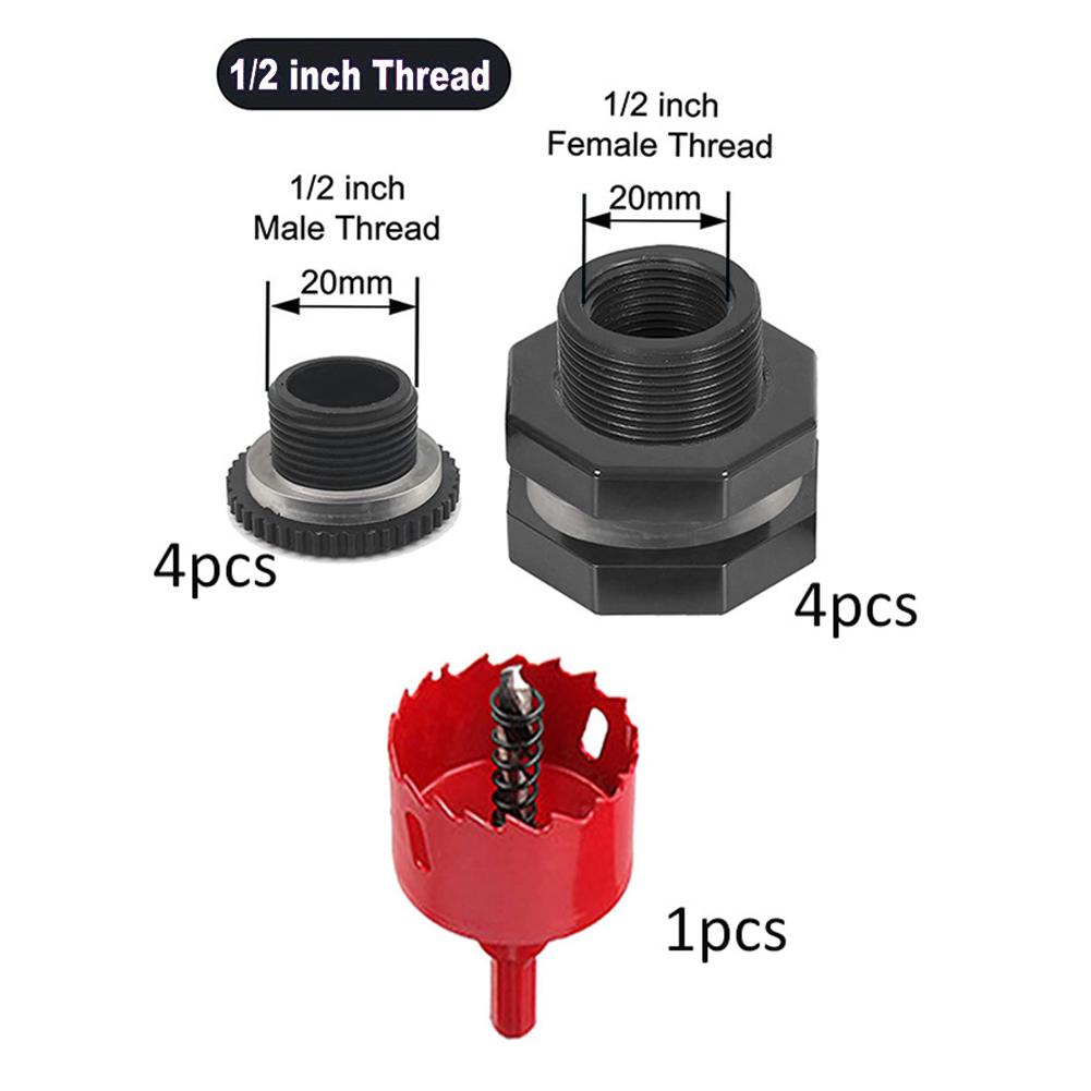 

1 комплект для установки кольцевой пилы, устойчивый к коррозии, прочный 1/2 inch