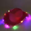 Breathable Hat Cowboy With Bright Led Trim And Large Brim For Outdoor Activities