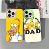 Classic American Animation The S-Simpsons Phone Case For IPhone 16 15 14 13 12 11 Pro Max X XR XSMAX 8 7 Plus Matte Shockproof