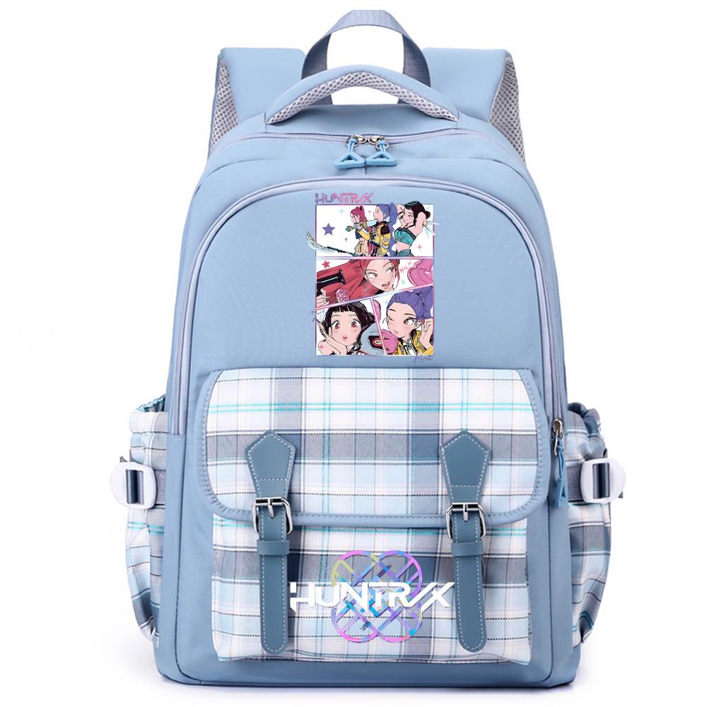 Anime Cartoon K-Pop Printed Large Capacity Backpack for Teenger Student Girl Boy Schoolbag Bookbag Women Waterproof Travel Bag Kid Gift Mochila