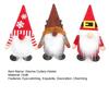 Christmas Tableware Holder Xmas Gnome Cutlery Holder Knife Fork Spoon Pouch Bag for Holiday Party Dinner Table Decor