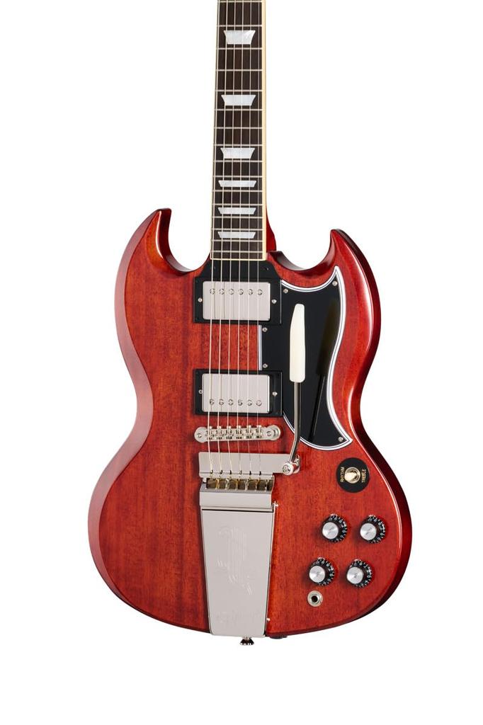 Epiphone/Inspired by Gibson Custom 1964 SG Standard with Maestro Vibrola Reissue Cherry Red