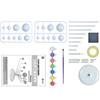 Child Science And Technology Learning Solar System Planet Teaching Assembly Coloring Educational Toy DIY Solar System Model