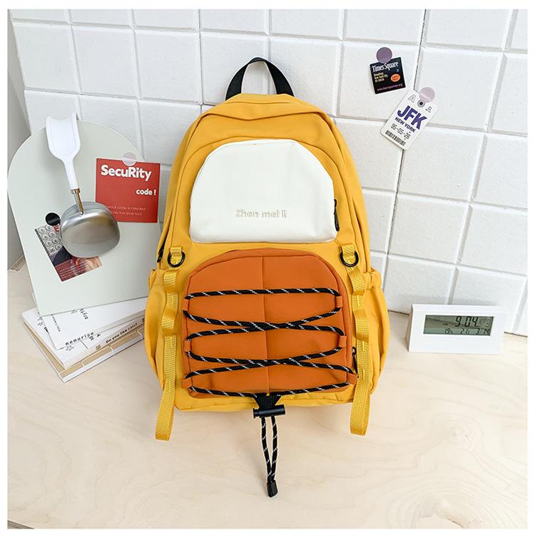 Schoolbag New Schoolbag Outdoor Travel Backpack Travel Large Capacity Lightweight Simple Fashion Women's Leisure Backpack