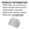 Stainless Steel Baking Tray With Removable Cooling Rack Set Non-Stickbbq Pan Tray Plate Oven Rack Cooking Roasting Dish