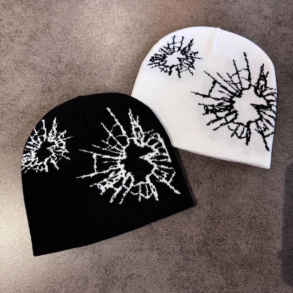 Fashion Beanie Knit With Print Design For Daily Outdoor Cold Use Climate