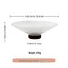 Elegant High-Footed Glass Fruit Bowl for Living Room - Stylish Candy Dish & Snack Display Plate