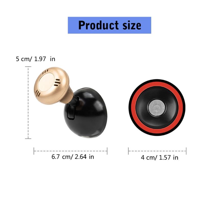 Car Engine Start Stop Button Cover with Aromatic Diffuser, Vehicle Ignition Joystick Decorative Knob Sticker Accessories