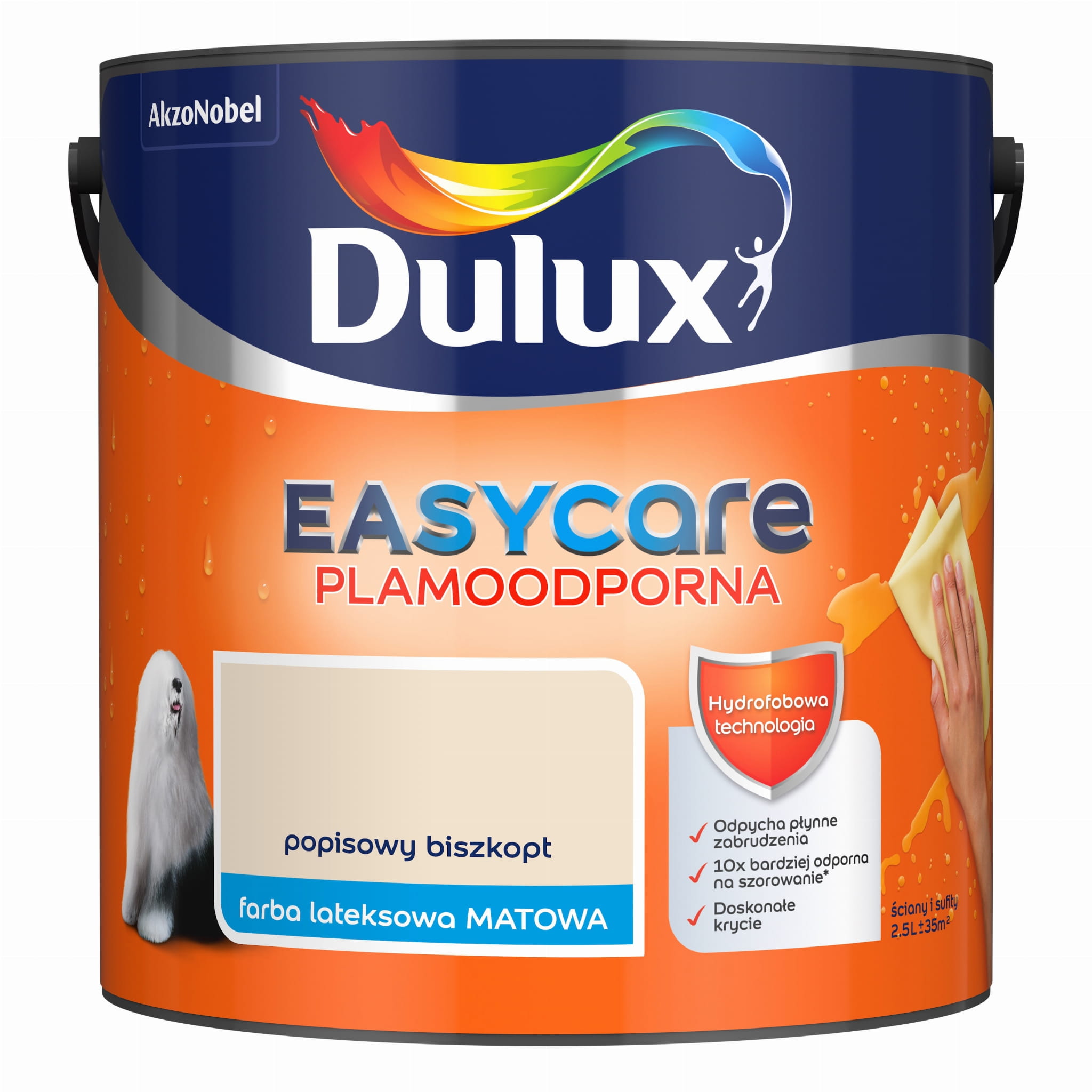 Dulux EasyCare lateksa sienas krāsa, Popy