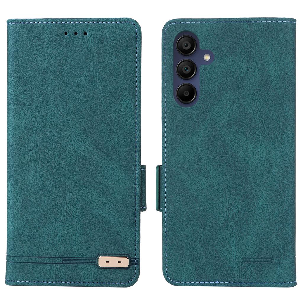 For Samsung Galaxy A16 5G/A16 4G Case Leather Wallet Flip Phone Cover with Hardware Decor