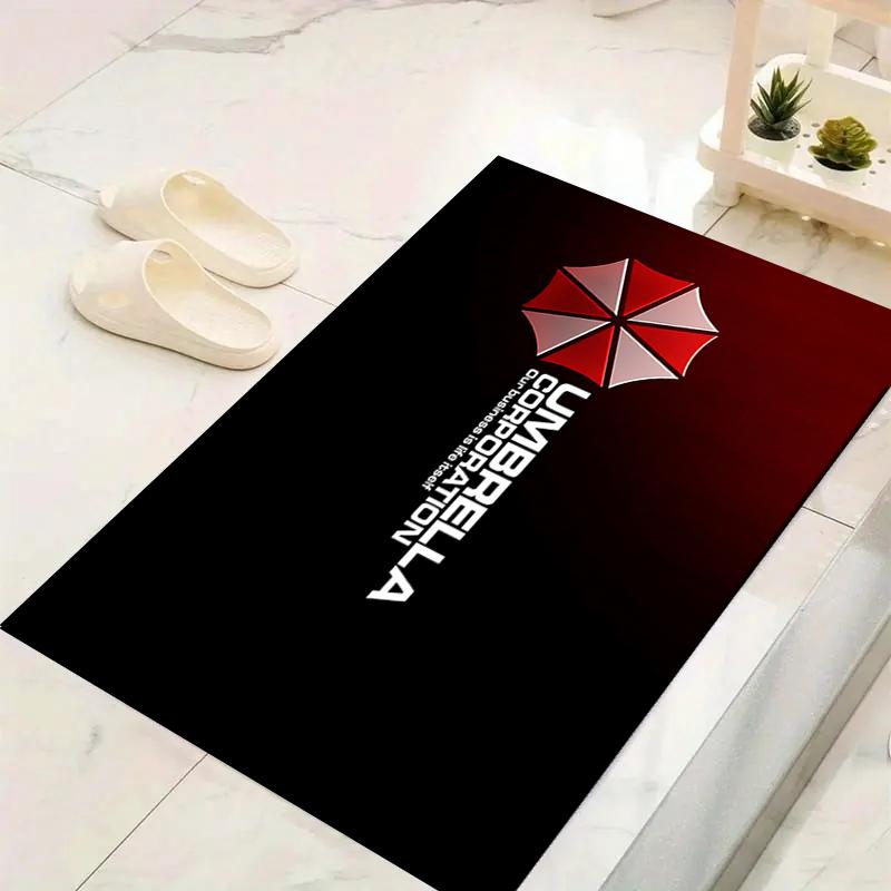 1Pc Umbrella Corporation Logo Rug, Office Carpet Indoor Outdoor Doormat, Non-Slip, Comfortable, Living, Christmas Halloween, Xmas Gift S1105