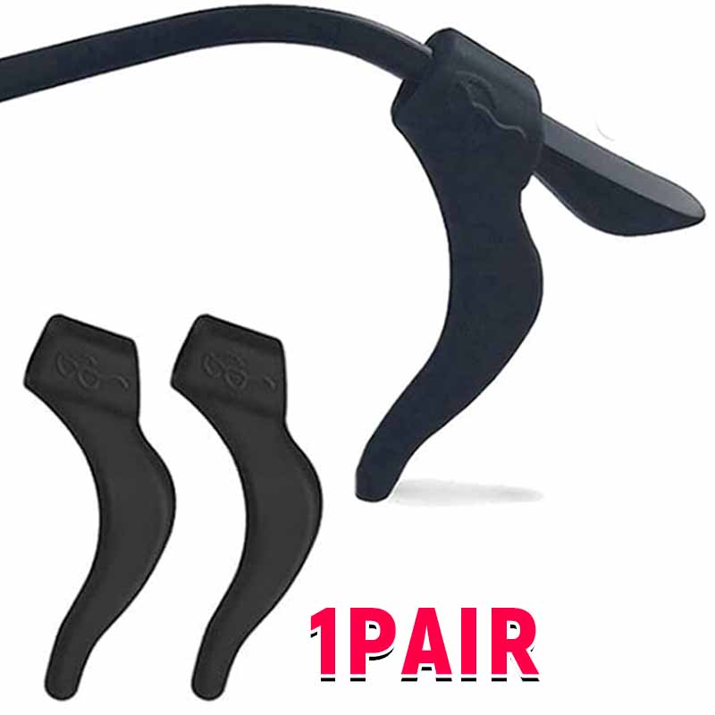 

1-20pairs Invisible Silicone Anti-slip Glasses Legs Women Men Clear Ear Hooks Frame Sleeve Fasteners Anti-fall Eyewear Holders