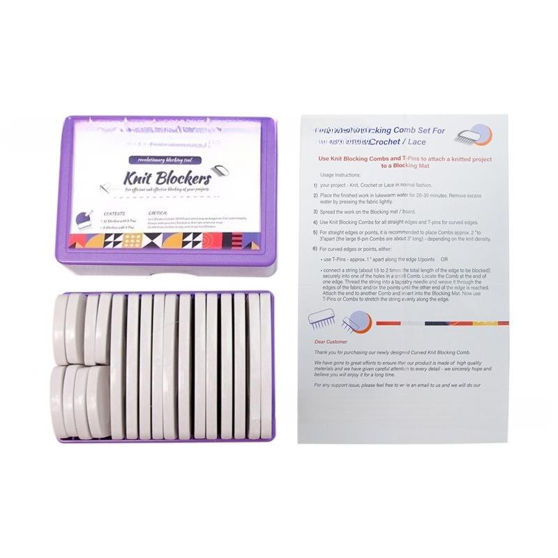 Knitting Blocking Comb Sweater Knitting Fixing Pin Fixing Comb Yarn Knitting Fixing Setting Tool