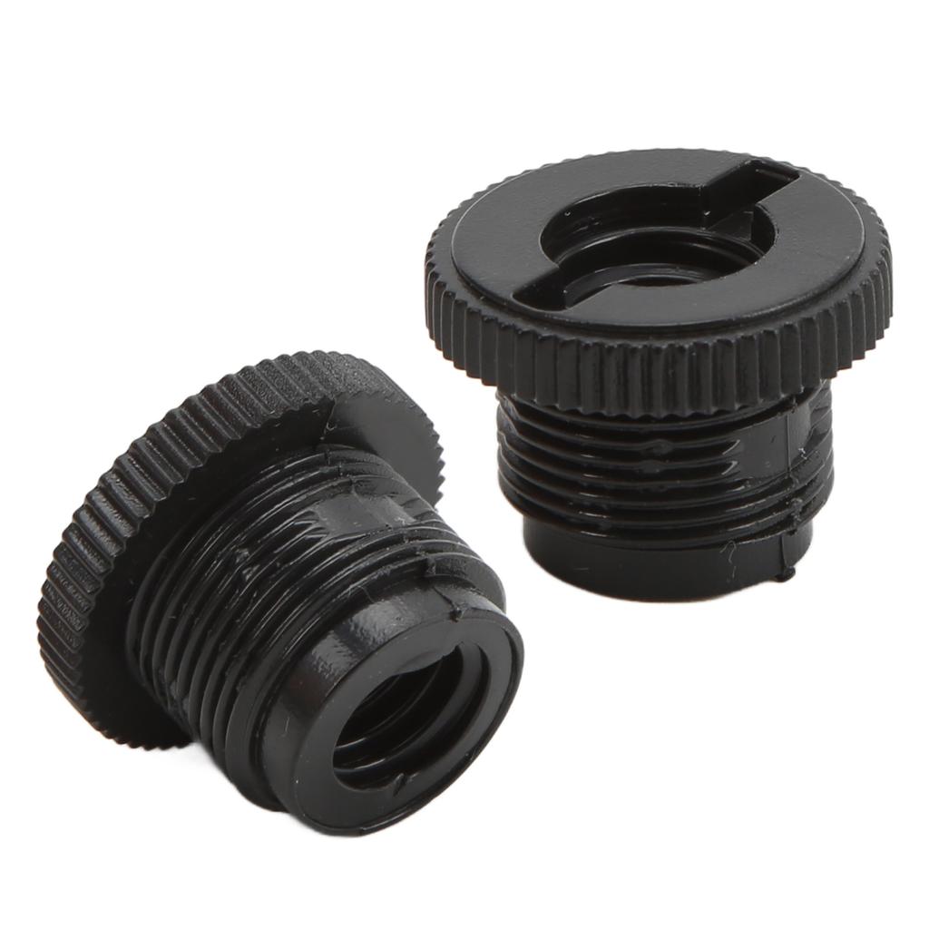 5Pcs Plastic 38in Female To 58in Male Screw Adapter for Mounts Boom Arms Microphone Stands