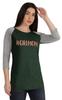 Inkmeso #Girl MomTshirt Tops For Women Cotton Raglan Sleeve Mother  s Shirt