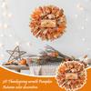 3D Thanksgiving Decorative Wreaths Pumpkin Ribbon Wreaths  Color Decorations
