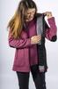 Jacket Maul Strickfleece Coat Cape Purple