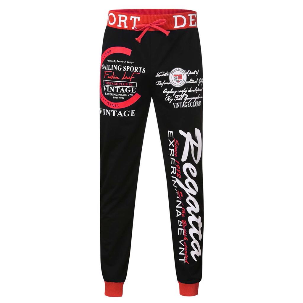 Buy Men Casual Loose Letter Print 