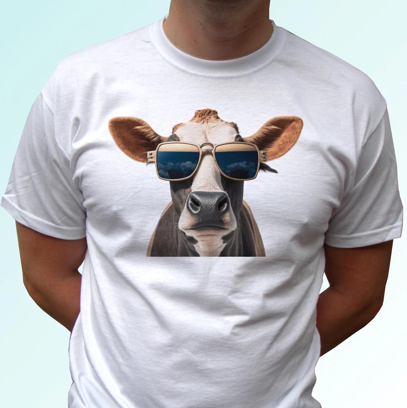 

Cow cool kids boys T-Shirt funny tee top joke animal gift art s s kids baby sizes 120