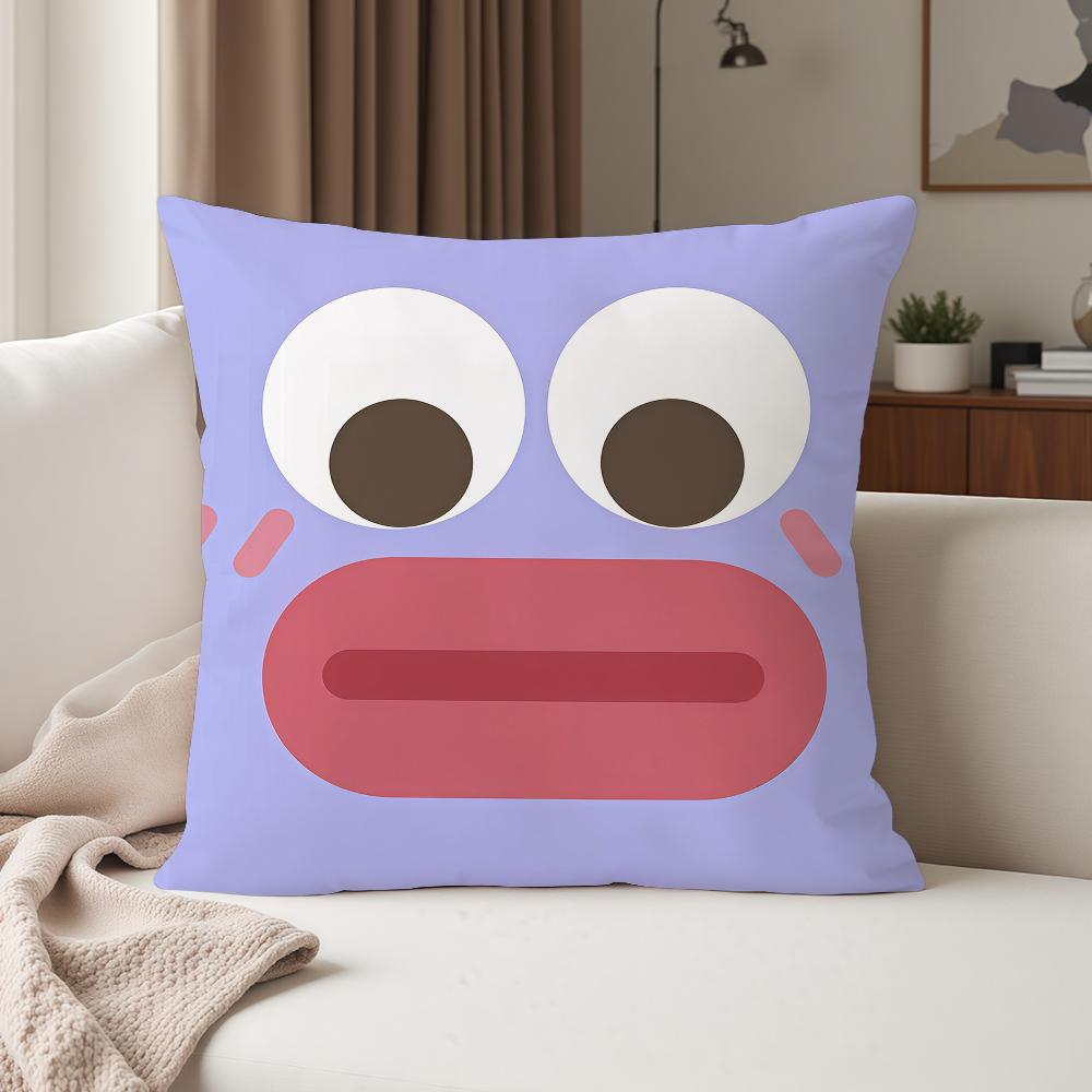 Cute Sausage Lips Pillow Case Suitable For Bedrooms Living Rooms Cars Home Decoration