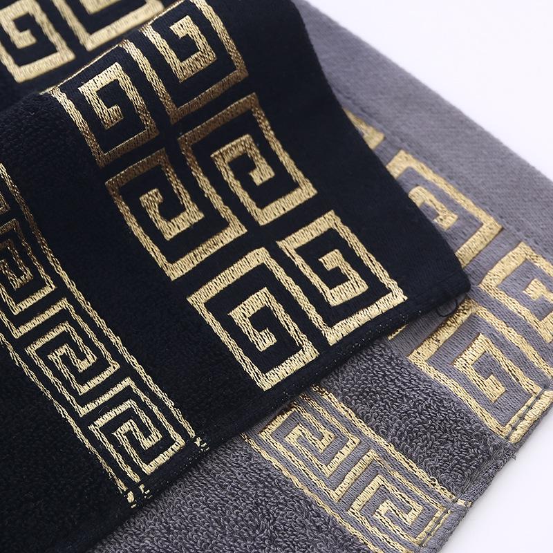 Pure Cotton Solid Color Bath Towel - Thick and Individually Packaged