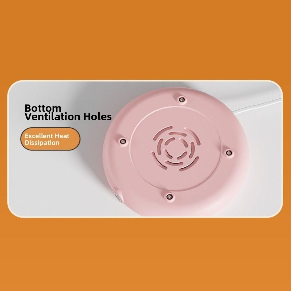 Ceramic Pet Heated Water Bowl Temperature Adjustable Noiseless Self-Heating Water Bowl Stable High-capacity