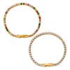 European & American Luxurious Zircon Rhinestone Bracelet - Colorful, Versatile, and Personalized.