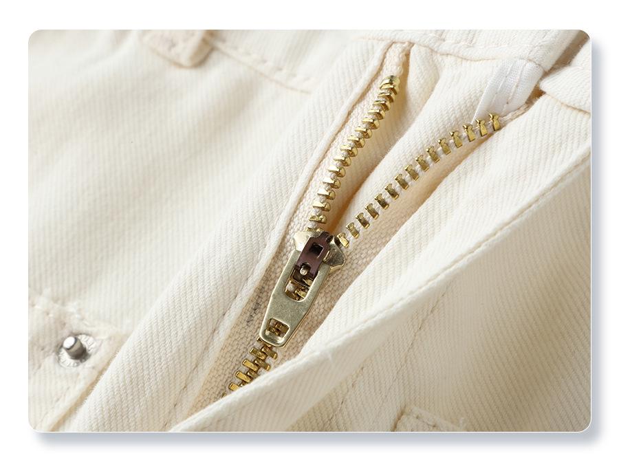 Women's White Cropped Wide-Leg Jeans: 2025 Spring Style for Pear-Shaped Bodies