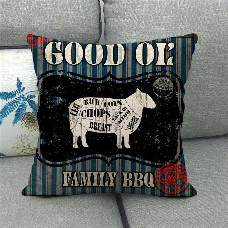 Farm Animals: Cows Sheep Pigs Chickens Digital Printing Short Plush Pillow Covers For Car Sofa Office Cushion Cover Home Goods