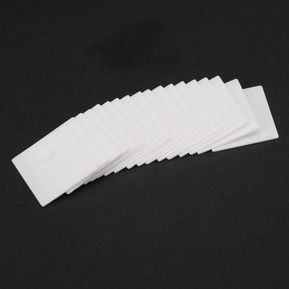 100PCS  TO247 Alumina Ceramic Insulating Sheet MOS Transistor IGBT Cooling Pad 17 x 22 x 1mm