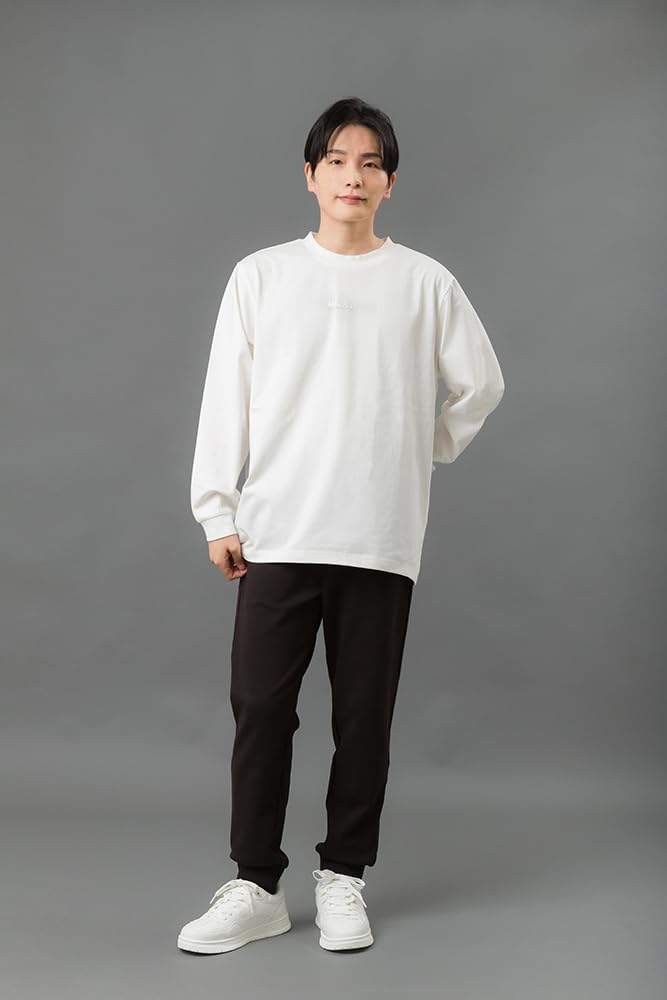 MIKASA Long Sleeve T-Shirt, Off-White, XL (Unisex) 2601-OWXL