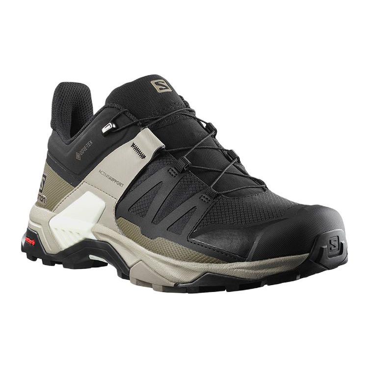 SALOMON X Ultra 4 W Cushioning Durable Waterproof Non-Slip Low-Top Running Shoes Men Running Shoes Black 412881