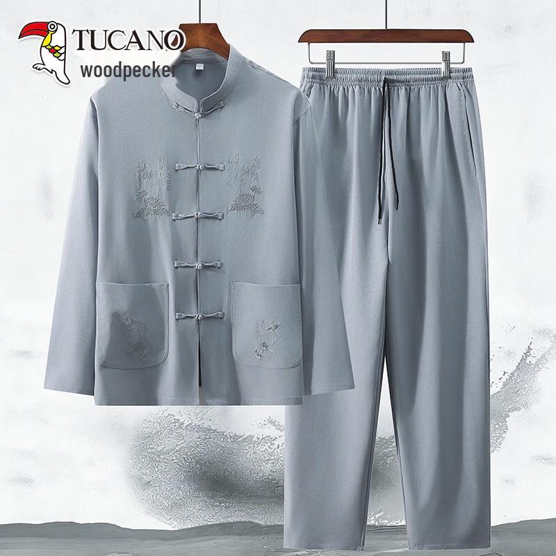 TUCANO Men s Mid-Aged Tang Suit Long Sleeve Set L