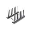 Multifunctional Plastic Kitchen Drain Rack for Bowls and Plates - Cabinet Storage Organizer