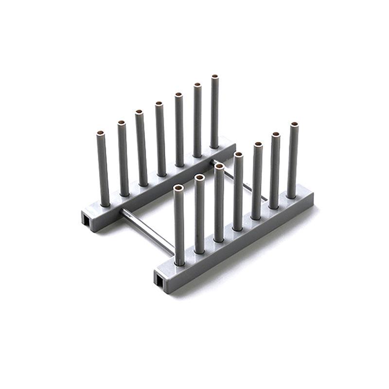 Multifunctional Plastic Kitchen Drain Rack for Bowls and Plates - Cabinet Storage Organizer