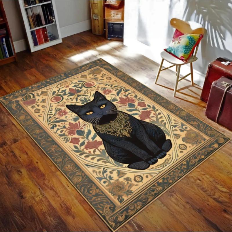 Lila Sonne und Mond Teppich Astrologie Fußmatte mit kosmischen Planeten Sternen und Bohemian Style Vibes für Eingänge oder Zimmer Bodenmatten