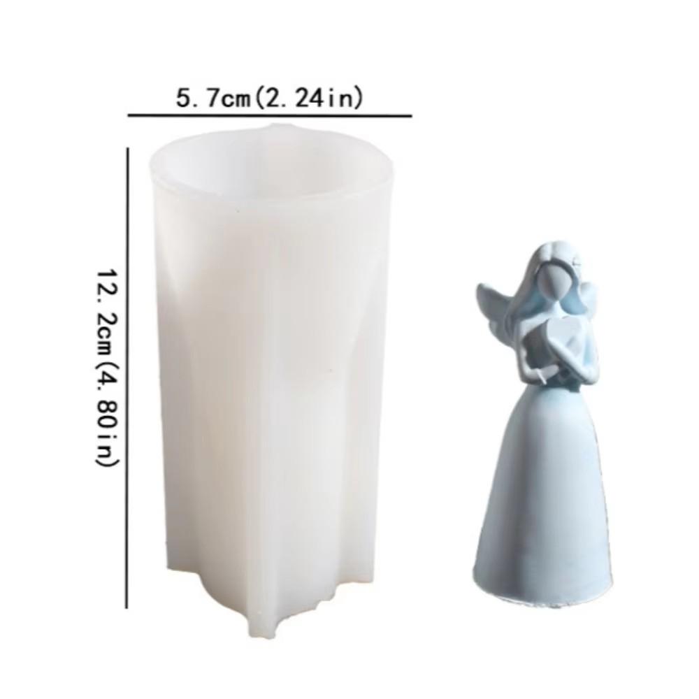 

Держите Сердце Крылья Ангел Свеча Силиконовые Формы Звезда Человек Девушка Гипсовые Формы Молитва Женщина Смола День Рождения Декор Подарки для Мамы A