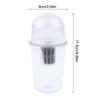 1/3Sets Plastic Material Hydroponic Seed Planter Pots Reusable Seedling Baskets Transparent Root View Cups Succulents Growing