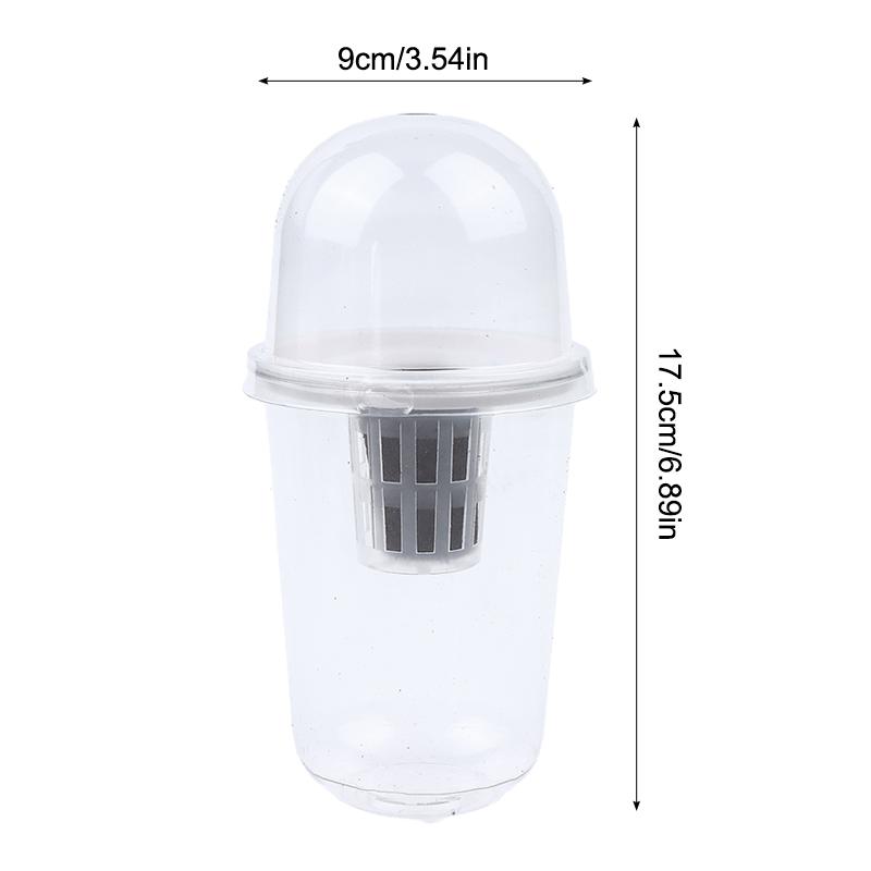 1/3Sets Plastic Material Hydroponic Seed Planter Pots Reusable Seedling Baskets Transparent Root View Cups Succulents Growing