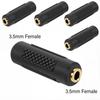 5Pcs 3.5mm 6.35mm Stereo Mono Plug To 3.5mm 6.5mm Audio Jack Connector Adapter Converter for Speaker