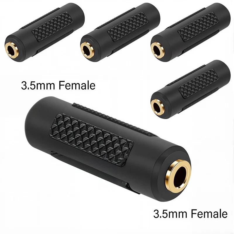 5Pcs 3.5mm 6.35mm Stereo Mono Plug To 3.5mm 6.5mm Audio Jack Connector Adapter Converter for Speaker